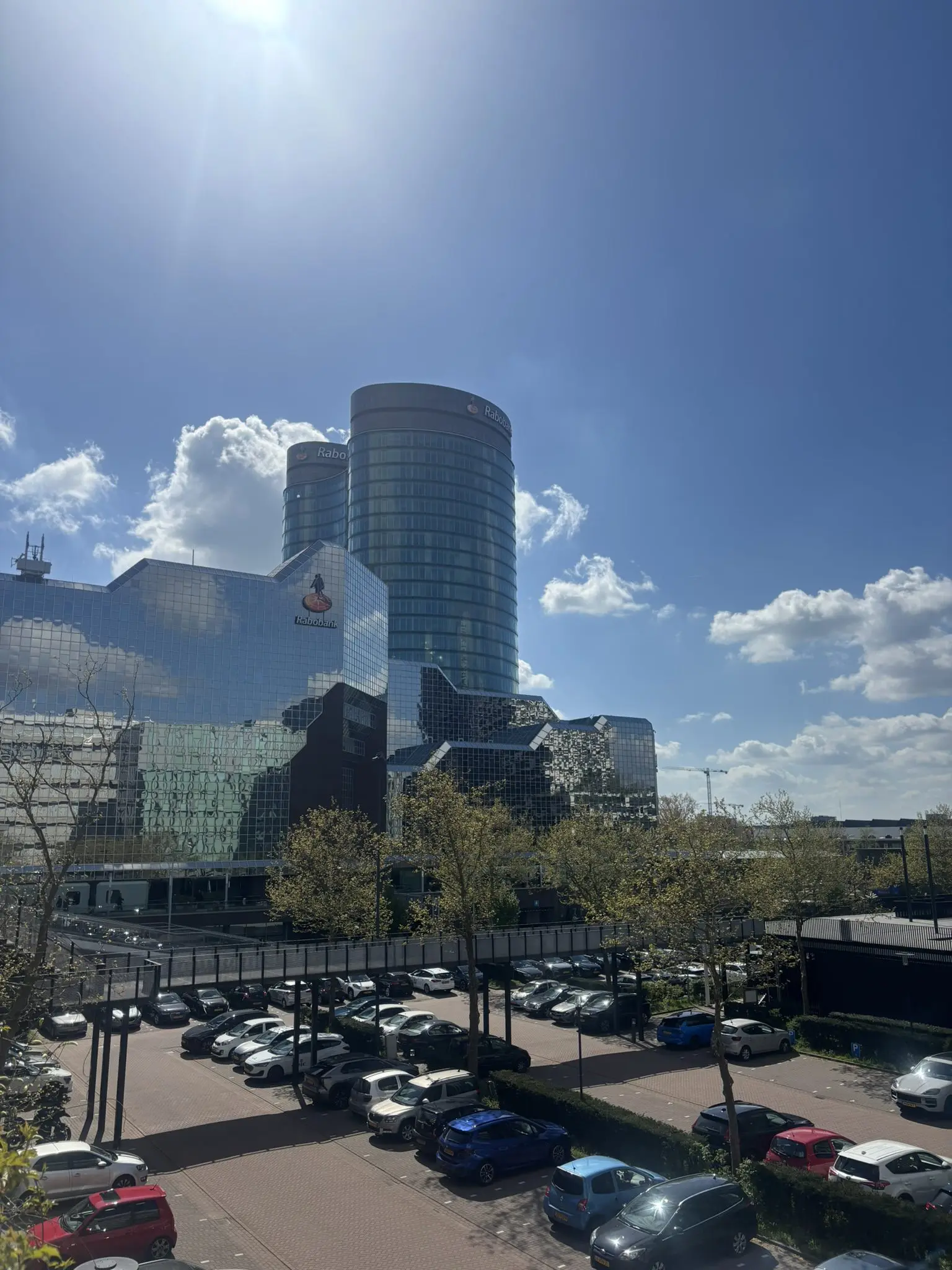 Office towers on the Utrecht skyline